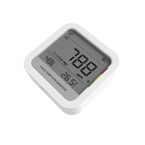 QingPing CO2 & Temperature & Humidity Monitor for LoRaWAN product photo