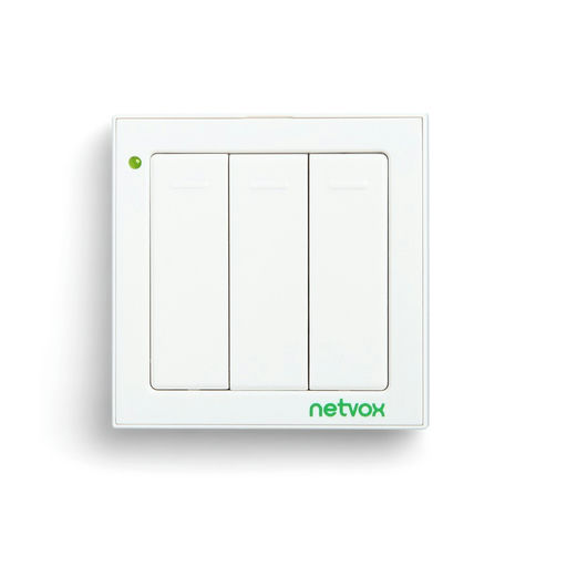 RB02C - Wireless 3-Gang Push Button product photo